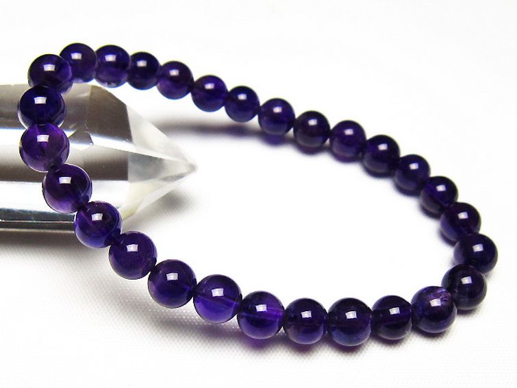 アメジスト ブレスレット 7mm [t406-3741] 1枚目