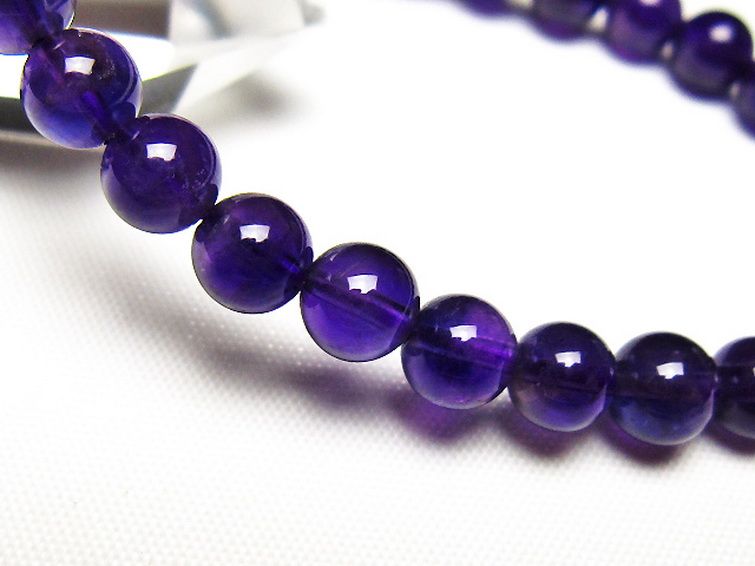 アメジスト ブレスレット 7mm [t406-3741] 3枚目