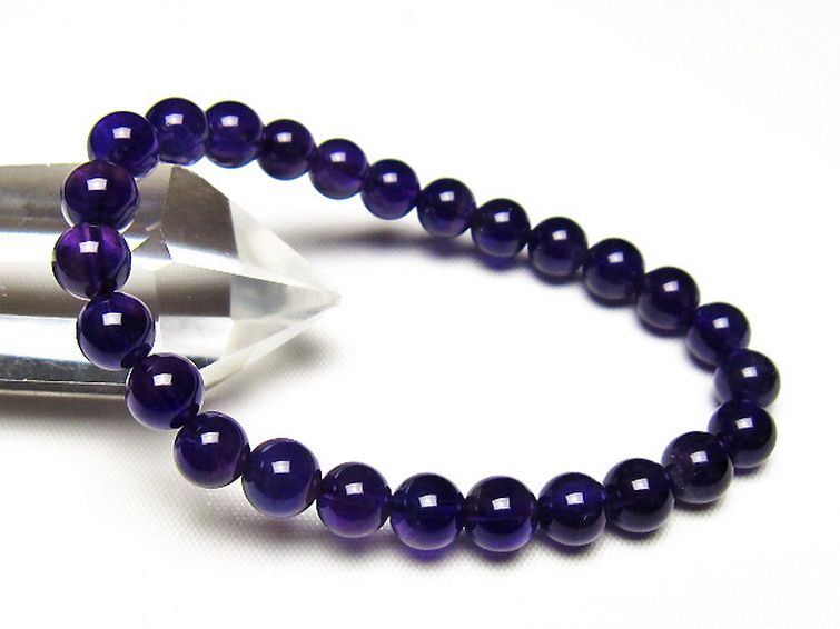アメジスト ブレスレット 7mm [t406-3748] 1枚目
