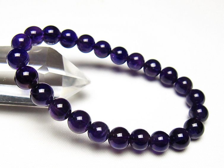 アメジスト ブレスレット 8mm [t406-3754] 1枚目