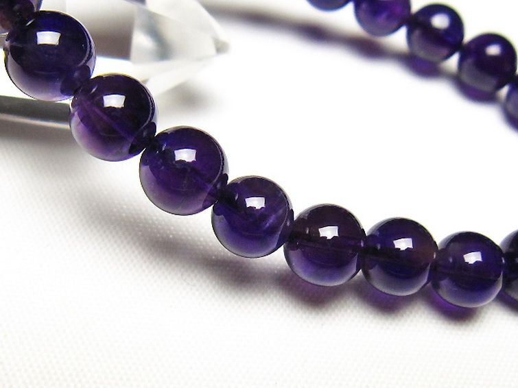 アメジスト ブレスレット 8mm [t406-3754] 3枚目