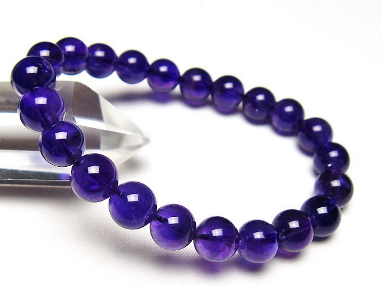 アメジスト ブレスレット 9mm [t406-3759] 1枚目