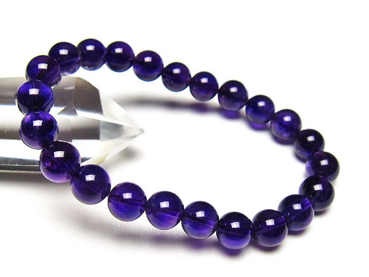 アメジスト ブレスレット 8mm [t406-3782] 1枚目