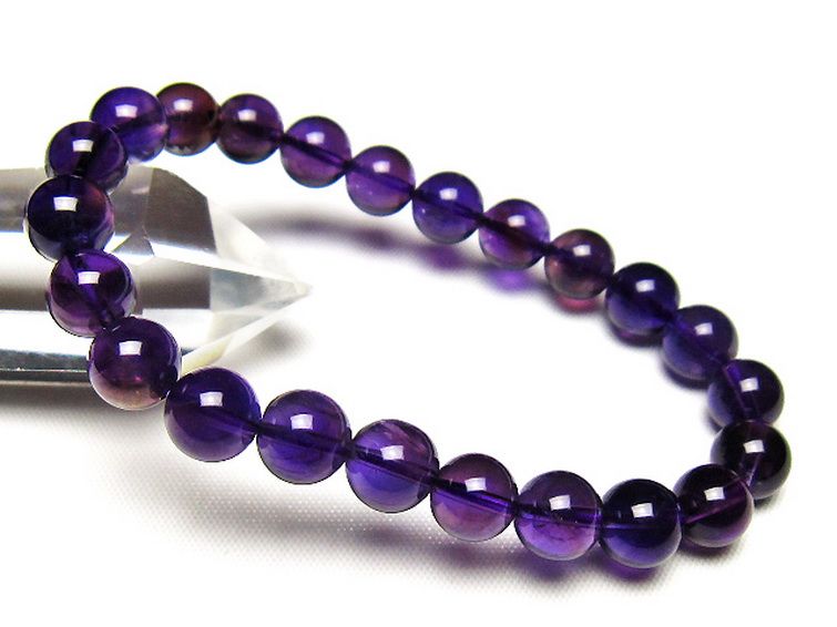 アメジスト ブレスレット 8mm [t406-3785] 1枚目