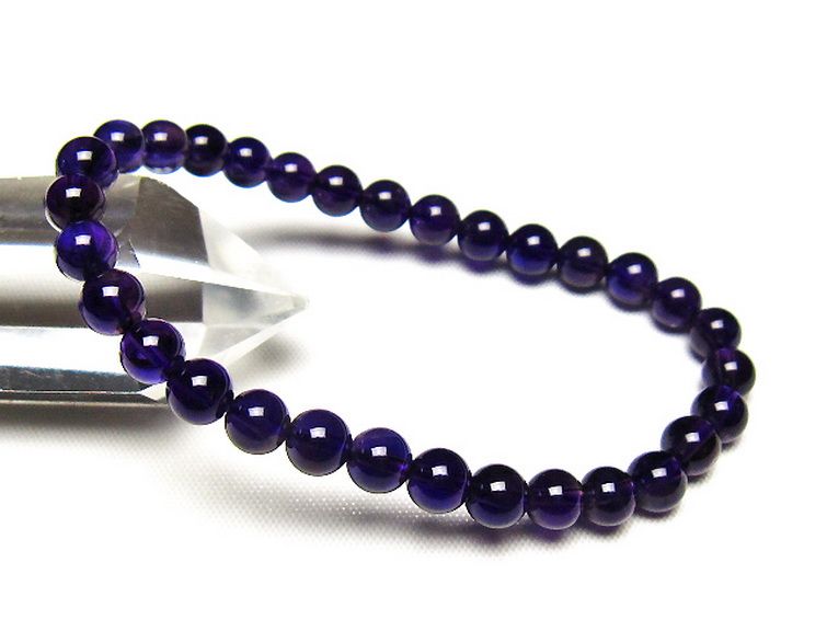 アメジスト ブレスレット 6mm [t406-3800] 1枚目