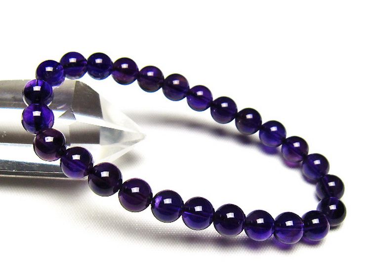アメジスト ブレスレット 7mm [t406-3804] 1枚目
