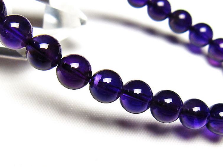 アメジスト ブレスレット 7mm [t406-3804] 3枚目