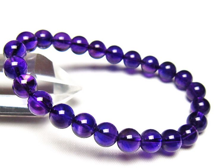 アメジスト ブレスレット 8mm [t406-3806] 1枚目