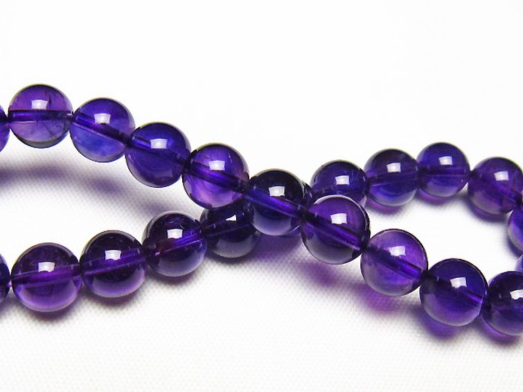 アメジスト ブレスレット 8mm [t406-3806] 2枚目