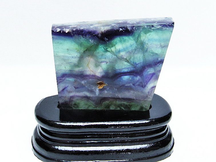 エンジェルフェザー フローライト 原石 [t41-1435]