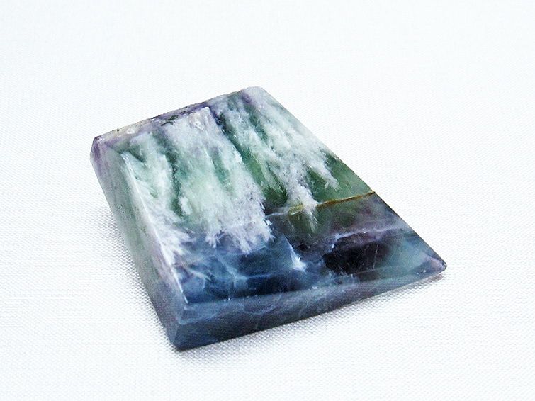 エンジェルフェザー フローライト 原石 [t41-1523]