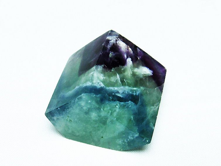 エンジェルフェザー フローライト 原石 [t41-1670]