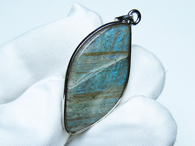 ラブラドライト ペンダント [T413-4106] 1枚目