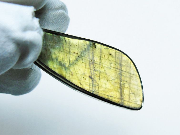 ラブラドライト ペンダント [T413-4122] 1枚目