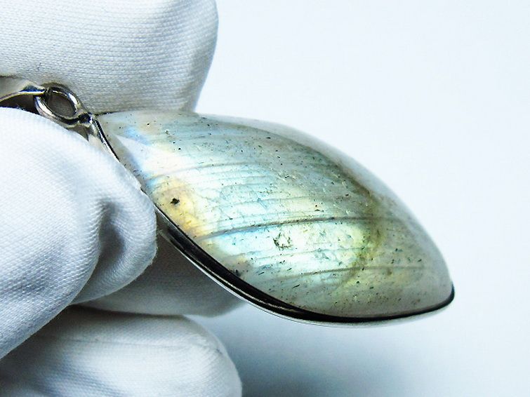 ラブラドライト ペンダント [T413-4126] 1枚目