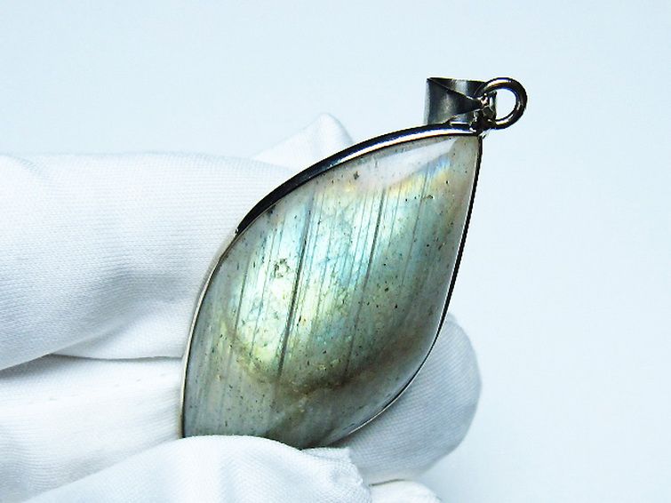 ラブラドライト ペンダント [T413-4126] 2枚目