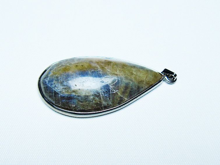 ラブラドライト ペンダント [T413-4139] 3枚目