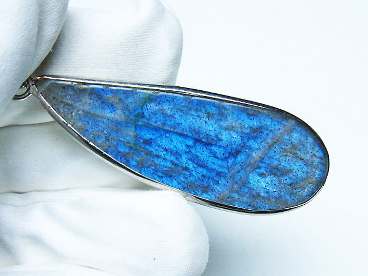 ラブラドライト ペンダント [T413-4157] 1枚目