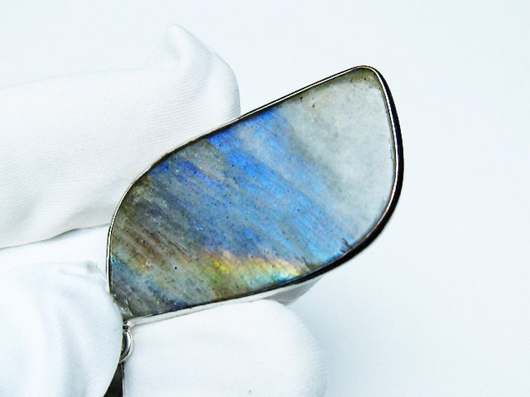 ラブラドライト ペンダント [T413-4166] 1枚目