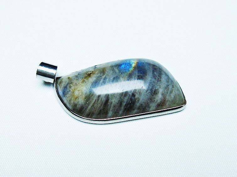 ラブラドライト ペンダント [T413-4166] 3枚目