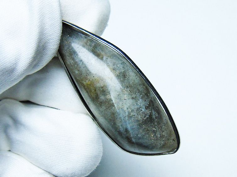 ラブラドライト ペンダント [T413-4179] 2枚目