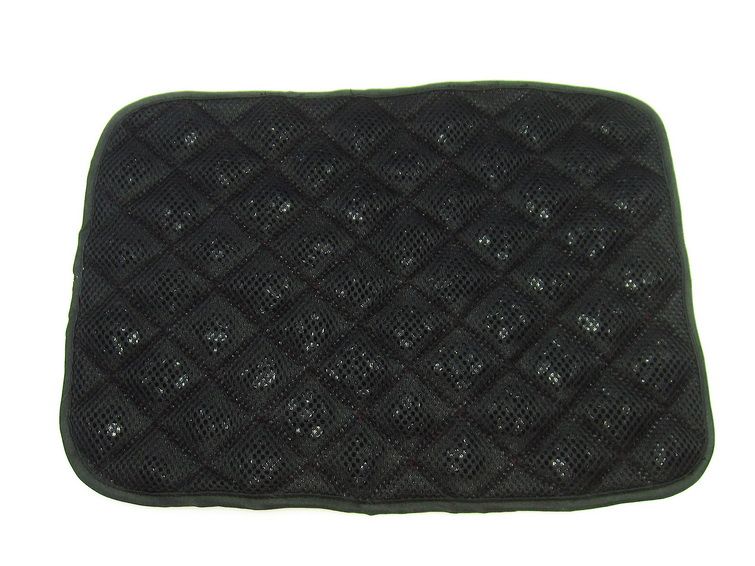 テラヘルツ鉱石 高純度さざれ 大容量300g入り 快適安眠枕パッド ブラック [t422-2173] 3枚目