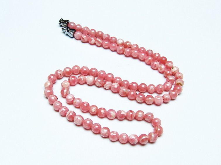 インカローズ ロードクロサイト ネックレス 5mm [t423-1743] 2枚目