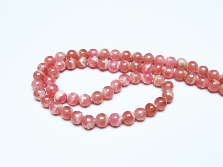 インカローズ ロードクロサイト ネックレス 5mm [t423-1760] 3枚目