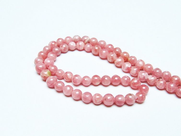 インカローズ ロードクロサイト ネックレス 4mm [t423-1765] 3枚目