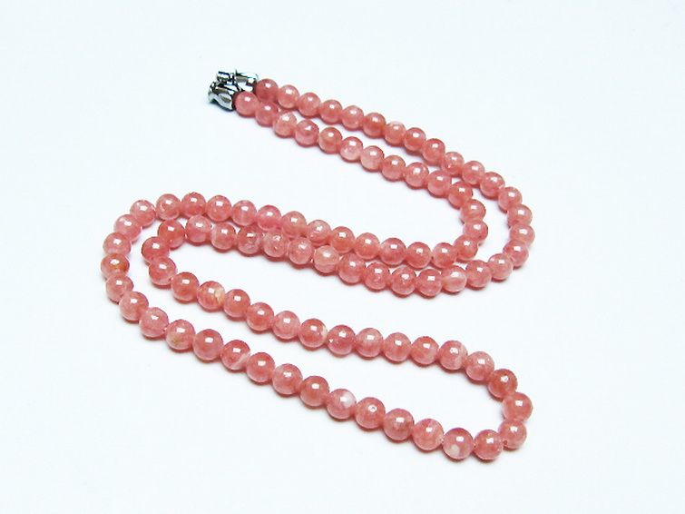 インカローズ ロードクロサイト ネックレス 4mm [t423-1829] 2枚目