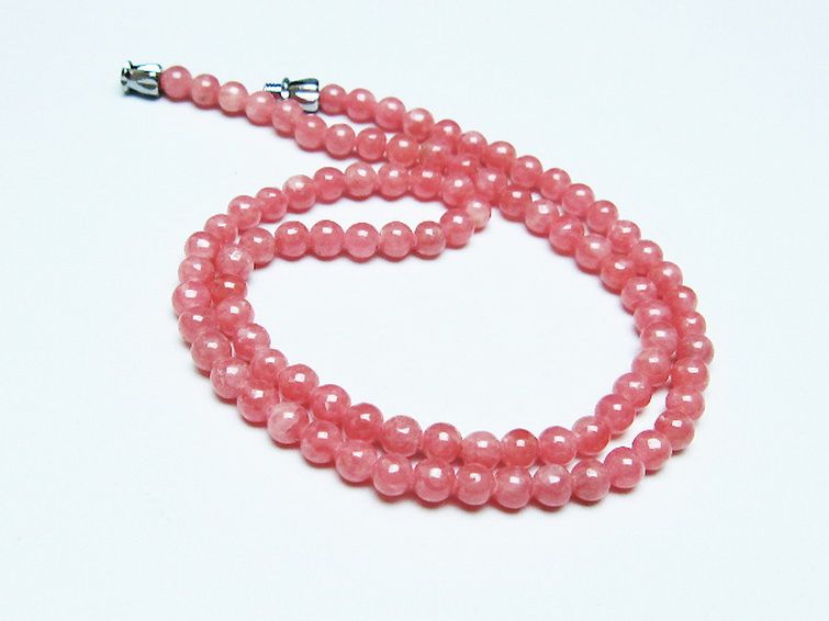 インカローズ ロードクロサイト ネックレス 5mm [t423-1837] 2枚目