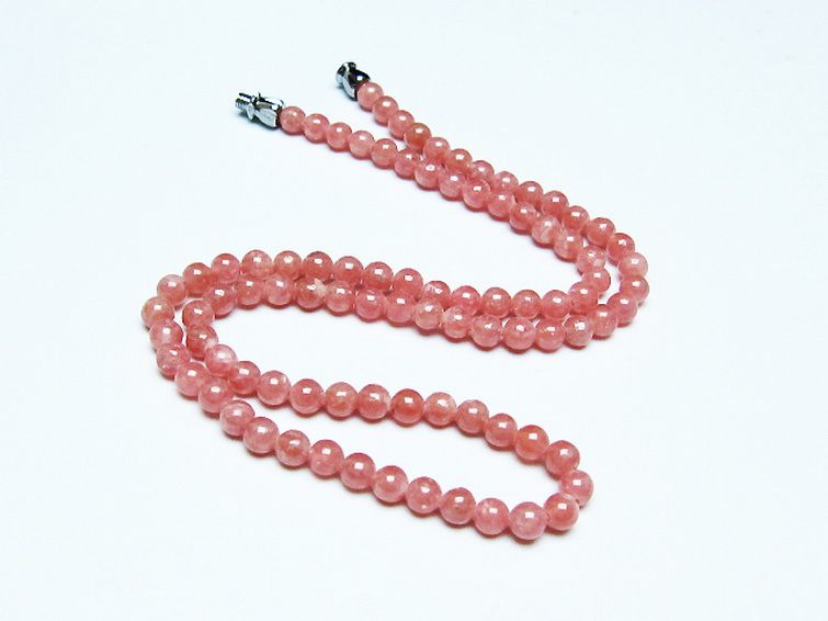 インカローズ ロードクロサイト ネックレス 5mm [t423-1844] 2枚目