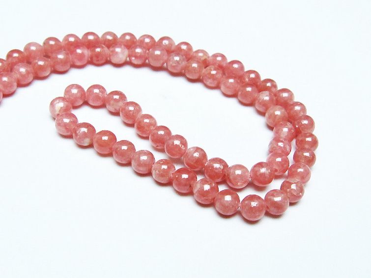 インカローズ ロードクロサイト ネックレス 5mm [t423-1844] 3枚目