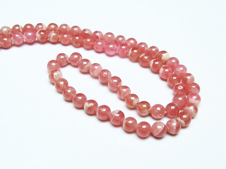 インカローズ ロードクロサイト ネックレス 5mm [t423-1847] 3枚目