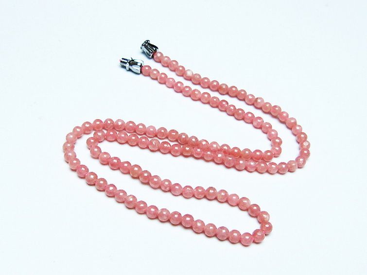 インカローズ ロードクロサイト ネックレス 4mm [t423-1878] 2枚目