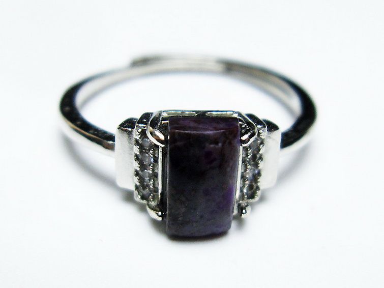 スギライト 指輪 (16号)[T427-4524] 1枚目