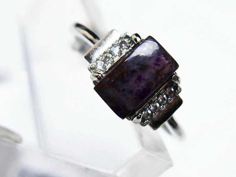 スギライト 指輪 (16号)[T427-4524] 2枚目