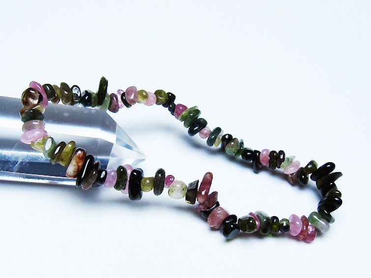 ミックスカラートルマリン ブレスレット [T429-1032] 1枚目
