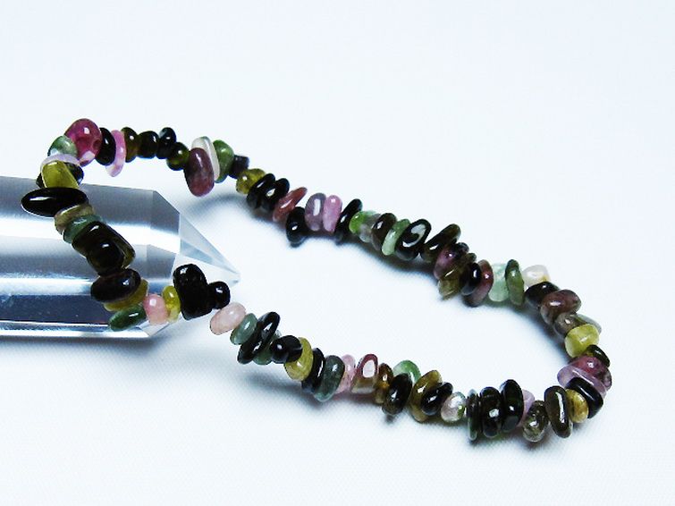 ミックスカラートルマリン ブレスレット [T429-1043] 1枚目