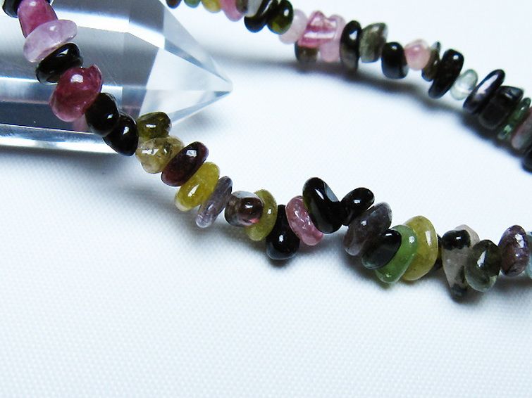 ミックスカラートルマリン ブレスレット [T429-1046] 2枚目