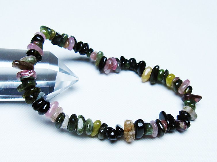 ミックスカラートルマリン ブレスレット [T429-1051] 1枚目