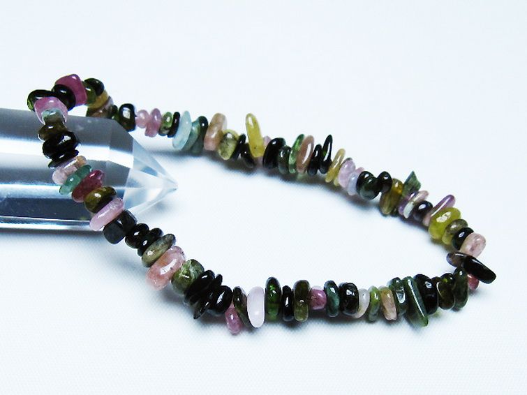ミックスカラートルマリン ブレスレット [T429-1065] 1枚目