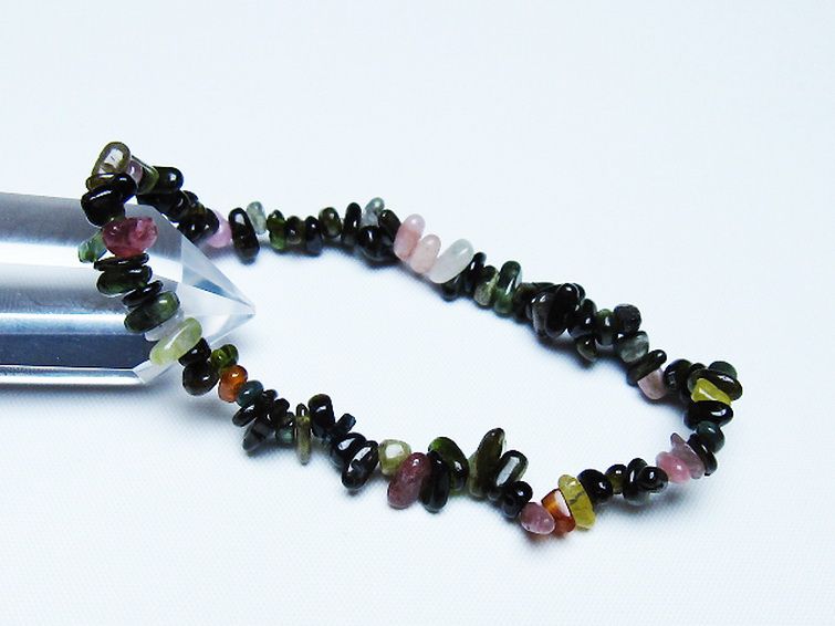 ミックスカラートルマリン ブレスレット [T429-925] 1枚目