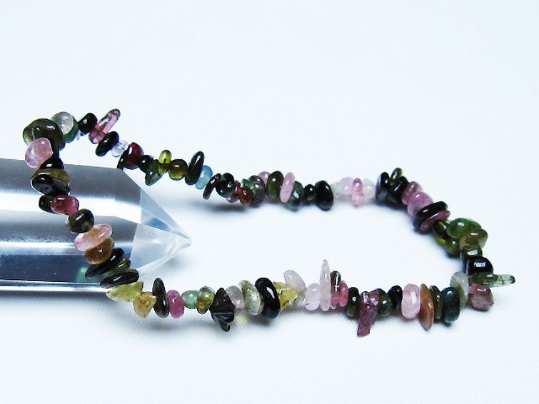 ミックスカラートルマリン ブレスレット [T429-984] 1枚目