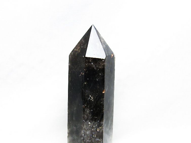 モリオン 純天然 黒水晶 六角柱[T43-7269] 2枚目