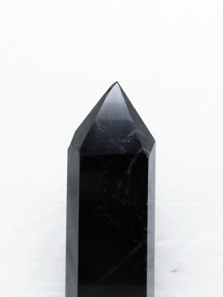 モリオン 純天然 黒水晶 六角柱[T43-7332] 2枚目