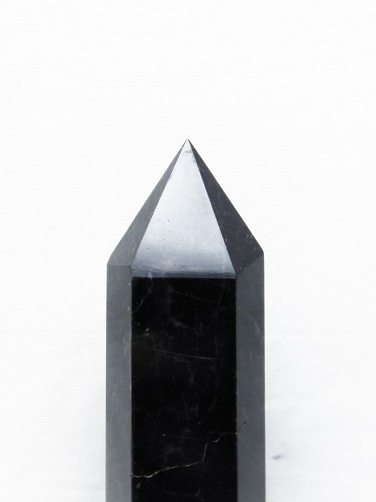 モリオン 純天然 黒水晶 六角柱[T43-7333] 2枚目