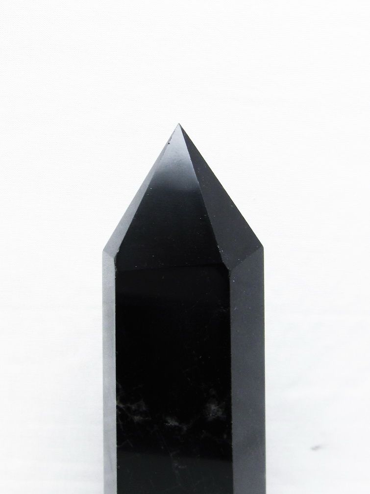 モリオン 純天然 黒水晶 六角柱[T43-7335] 2枚目
