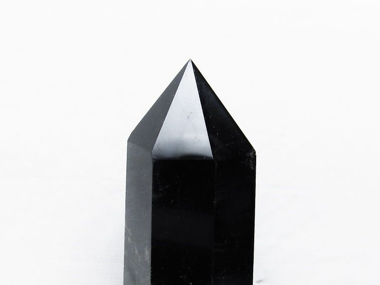 モリオン 純天然 黒水晶 六角柱[T43-7335] 3枚目
