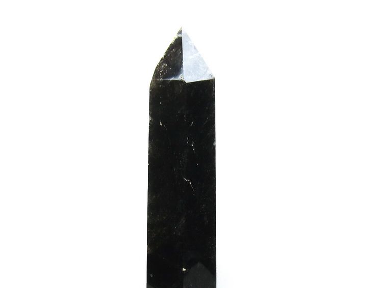 2.5Kg モリオン 純天然 黒水晶 六角柱[T43-7438] 2枚目